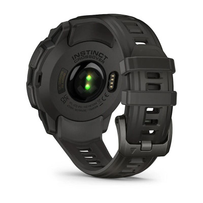 Смарт-часы Garmin Instinct, Crossover AMOLED, 46 мм, Bluetooth, Charcoal Black, черный