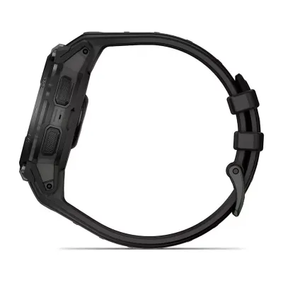 Смарт-часы Garmin Instinct, Crossover AMOLED Tactical, 46.5 мм, 22 мм, Bluetooth, Black Silicone, черный