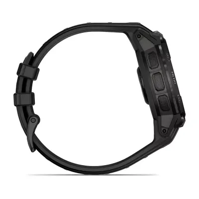 Смарт-часы Garmin Instinct, Crossover AMOLED Tactical, 46.5 мм, 22 мм, Bluetooth, Black Silicone, черный