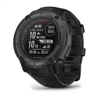 Смарт-часы Garmin Instinct 2X Solar Tactical Edition, 50 мм, Bluetooth, Tactical Black, Тактический черный