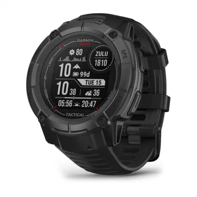 Смарт-часы Garmin Instinct 2X Solar Tactical Edition, 50 мм, Bluetooth, Tactical Black, Тактический черный Смарт-часы Garmin Instinct 2X Solar Tactical Edition, 50 мм, Bluetooth, Tactical Black, Тактический черный