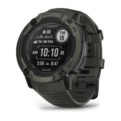 Смарт-часы Garmin Instinct 2X Solar, 50 мм, Bluetooth, Moss, Мох Смарт-часы Garmin Instinct 2X Solar, 50 мм, Bluetooth, Moss, Мох
