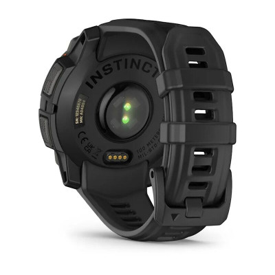 Смарт-часы Garmin Instinct 3, 45 мм, 22 мм, Bluetooth, Solar Black, Черный