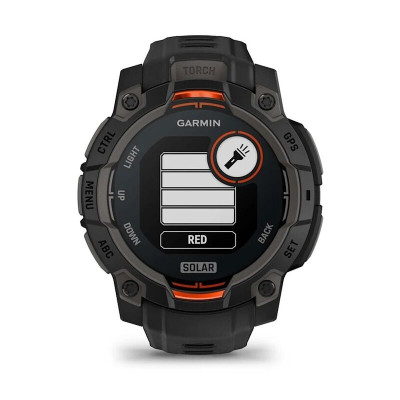 Смарт-часы Garmin Instinct 3, 45 мм, 22 мм, Bluetooth, Solar Black, Черный