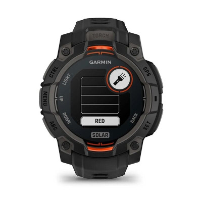 Смарт-часы Garmin Instinct 3, 45 мм, 22 мм, Bluetooth, Solar Black, Черный