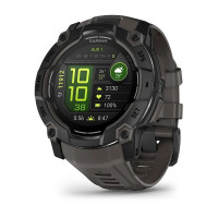 Смарт-часы Garmin Instinct 3, 45 мм, 22 мм, Bluetooth, Whitestone/Bolt Blue, Светло-серый