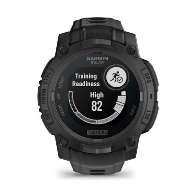 Garmin Instinct 3 Solar Tactical Edition 45 мм, Black with Black Band