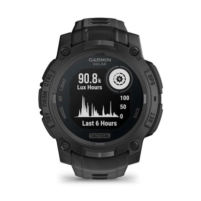 Garmin Instinct 3 Solar Tactical Edition 45 мм, Black with Black Band