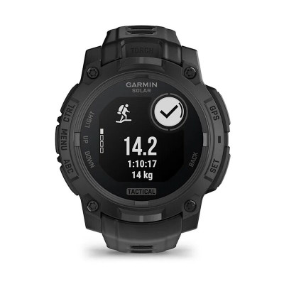 Garmin Instinct 3 Solar Tactical Edition 45 мм, Black with Black Band