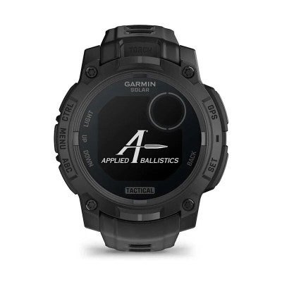 Garmin Instinct 3 Solar Tactical Edition 45 мм, Black with Black Band