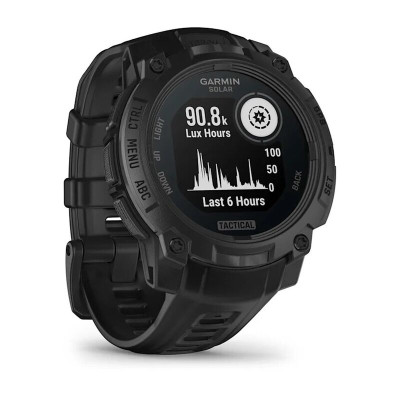 Garmin Instinct 3 Solar Tactical Edition 45 мм, Black with Black Band