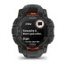 Garmin Instinct 3 Solar 50 мм, Black with Charcoal Band Garmin Instinct 3 Solar 50 мм, Black with Charcoal Band