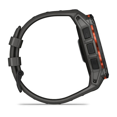 Garmin Instinct 3 Solar 50 мм, Black with Charcoal Band Garmin Instinct 3 Solar 50 мм, Black with Charcoal Band