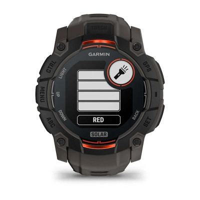 Garmin Instinct 3 Solar 50 мм, Black with Charcoal Band Garmin Instinct 3 Solar 50 мм, Black with Charcoal Band