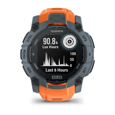 Смарт-часы Garmin Instinct 3, 50 мм, 26 мм, Bluetooth, Twilight, Серый