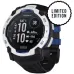 Смарт-часы Garmin Instinct 3, 50 мм, 26 мм, Bluetooth, Whitestone Black / Bolt Blue, Светло-серый с синим