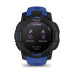 Смарт-часы Garmin Instinct 3, 45 мм, 22 мм, Bluetooth, Black with Bolt Blue, Черный с синим ремешком