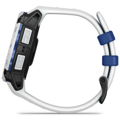Смарт-часы Garmin Instinct 3, 45 мм, 22 мм, Bluetooth, Whitestone with Whitestone/Bolt Blue, Светло-серый