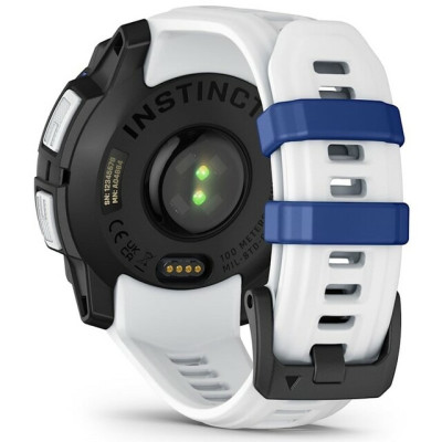 Смарт-часы Garmin Instinct 3, 45 мм, 22 мм, Bluetooth, Whitestone with Whitestone/Bolt Blue, Светло-серый