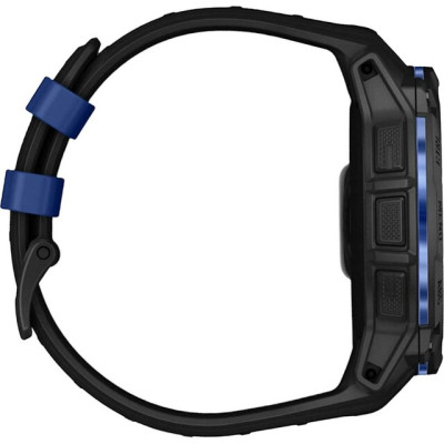 Смарт-часы Garmin Instinct 3, 50 мм, 26 мм, Bluetooth, Black / Bolt Blue, Черный с синим