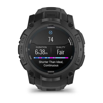 Смарт-часы Garmin Instinct 3 Tactical Edition, 50 мм, 26 мм, Bluetooth, Black, Черный