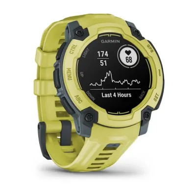 Смарт-часы Garmin Instinct E, 45 мм, Bluetooth, Electric Lime, салатовый