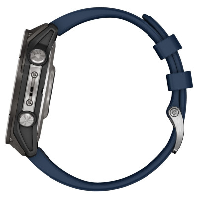 Garmin QUATIX 8, 47 мм, титан/синий