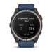 Garmin QUATIX 8, 51 мм, титан/капитанский синий
