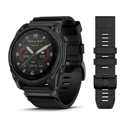 Смарт-часы Garmin Tactix 8 Solar Sapphire, 51 мм, Bluetooth, Black, черный