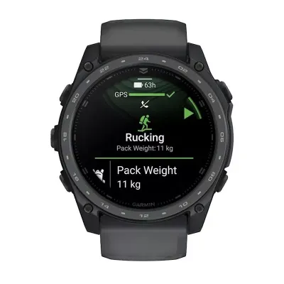 Смарт-часы Garmin Tactix 8 Amoled Sapphire, 51 мм, Bluetooth, Slate Grey, серый