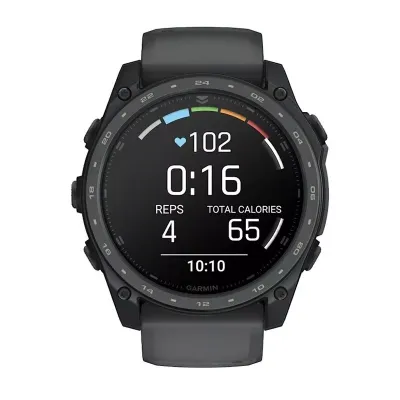Смарт-часы Garmin Tactix 8 Amoled Sapphire, 51 мм, Bluetooth, Slate Grey, серый
