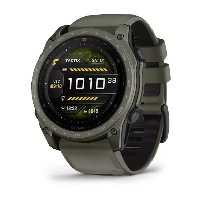Смарт-часы Garmin Tactix 8 Amoled Sapphire, 51 мм, Bluetooth, Olive Drab, темно-зеленый
