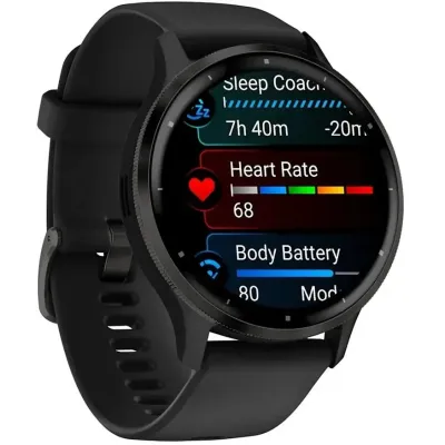 Умные часы Garmin Venu 3, черный Умные часы Garmin Venu 3, черный