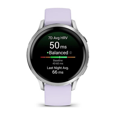 Смарт-часы Garmin Venu 4 41mm, Bluetooth, Silver Purple, серебристый с фиолетовым