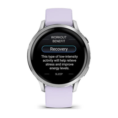Смарт-часы Garmin Venu 4 41mm, Bluetooth, Silver Purple, серебристый с фиолетовым