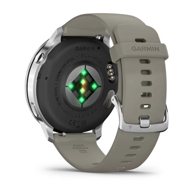 Смарт-часы Garmin Venu 4 45mm, Bluetooth, Silver Grey, серебристый с серым
