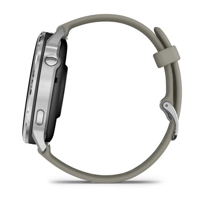 Смарт-часы Garmin Venu 4 45mm, Bluetooth, Silver Grey, серебристый с серым