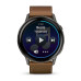 Смарт-часы Garmin Venu 4 45mm, Bluetooth, Slate Black Leather Brown, черный с коричневой кожей Смарт-часы Garmin Venu 4 45mm, Bluetooth, Slate Black Leather Brown, черный с коричневой кожей