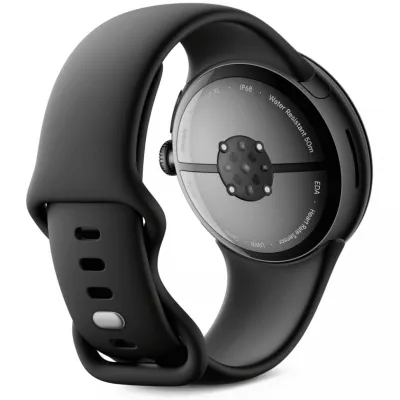 Смарт-часы Google Pixel Watch 3, 45 мм, Small/Large, Bluetooth, Matte Black, матовый черный