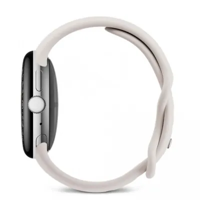 Смарт-часы Google Pixel Watch 4, 41 мм, Porcelain, Bluetooth, Polished Silver/Porcelain, бежевый