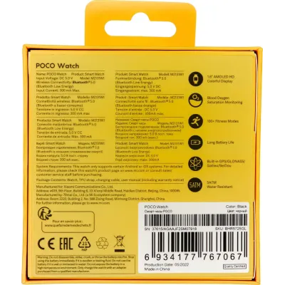 Xiaomi Poco Watch, черный Xiaomi Poco Watch, черный