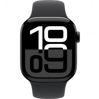 Умные часы Apple Watch Series 10 46mm Jet Black Aluminum Case with Black Sport Band (S/M)