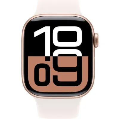Умные часы Apple Watch Series 10 42mm Rose Gold Aluminum Case with Light Blush Sport Band (S/M)