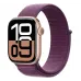 Умные часы Apple Watch Series 10 42mm Rose Gold Aluminum Case with Plum Sport Loop