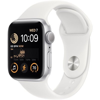 Смарт-часы Apple Watch SE 2022 (M/L), 44 мм, GPS, White, белый Смарт-часы Apple Watch SE 2022 (M/L), 44 мм, GPS, White, белый