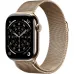 Умные часы Apple Watch Series 11 46mm Gold Titanium Case with Gold Milanese Loop (S/M)