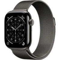 Смарт-часы Apple Watch Series 11 (M/L), 42 мм, LTE, Slate Titanium, графитовый титан