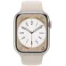 Часы Apple Watch Series 8 45mm Aluminum Case GPS Sport Band Starlight S/M