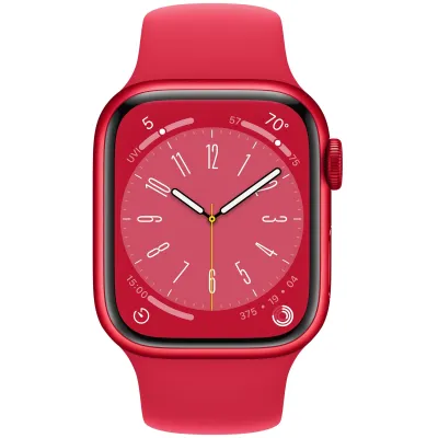 Часы Apple Watch Series 8 45mm Aluminum Case GPS Sport Band Red S/M