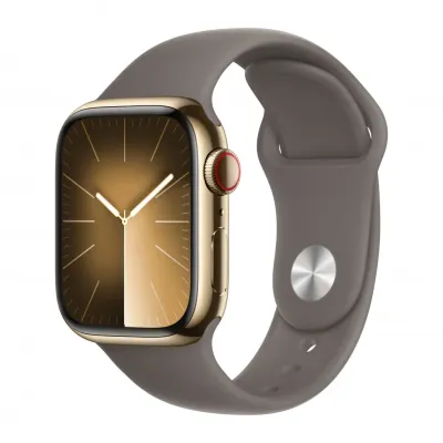 Смарт-часы Apple Watch Series 9 (S/M), 41 мм, LTE, Gold, золотой